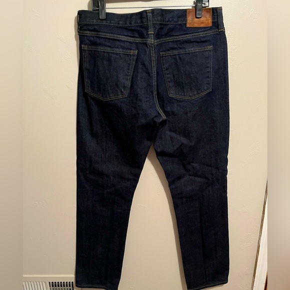 J. Crew Men's 770 Denim Jeans 36x34 Dark Wash - Picture 3 of 16